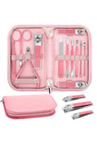 Emoswims - Manicure Pedicure Set 12 Pcs Nail Care Kit for Women Nail Grooming Kit