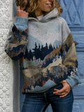 Calm Woodland Illustration Sweatshirt