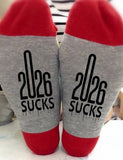 2026 MIDDLE FINGER UNISEX CREW SOCKS