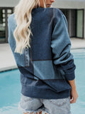 Loose Casual Cat Crew Neck Sweatshirt