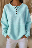 Women Casual Abstract Crew Neck Long Sleeve Sweatshirt