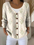 Weekend Light Knit Cardigan with Clean Lines