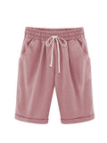 Women's Casual Rolled Cropped Pants