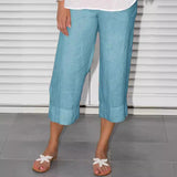 Women's  Cotton And Linen Casual Pants