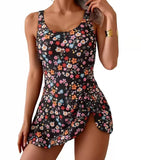 Emoswims - One Piece Swimdress Swimsuits for Women Tummy Control Swim Dresses Skirt Bathing Suit