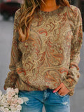 Paisley Long Sleeve Sweatshirt