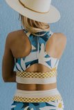 Emoswims - Floral Racerback Flattering Bikini Set